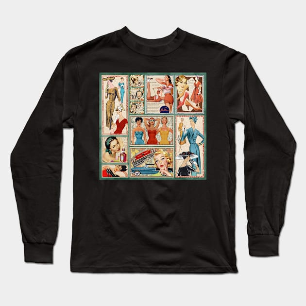 The 50s Long Sleeve T-Shirt by HeritageScrap